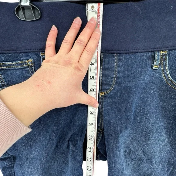 Gap Denim Blue Jean Easy Legging with Belly Band women’s sz maternity 12/31 Long - Picture 6 of 7
